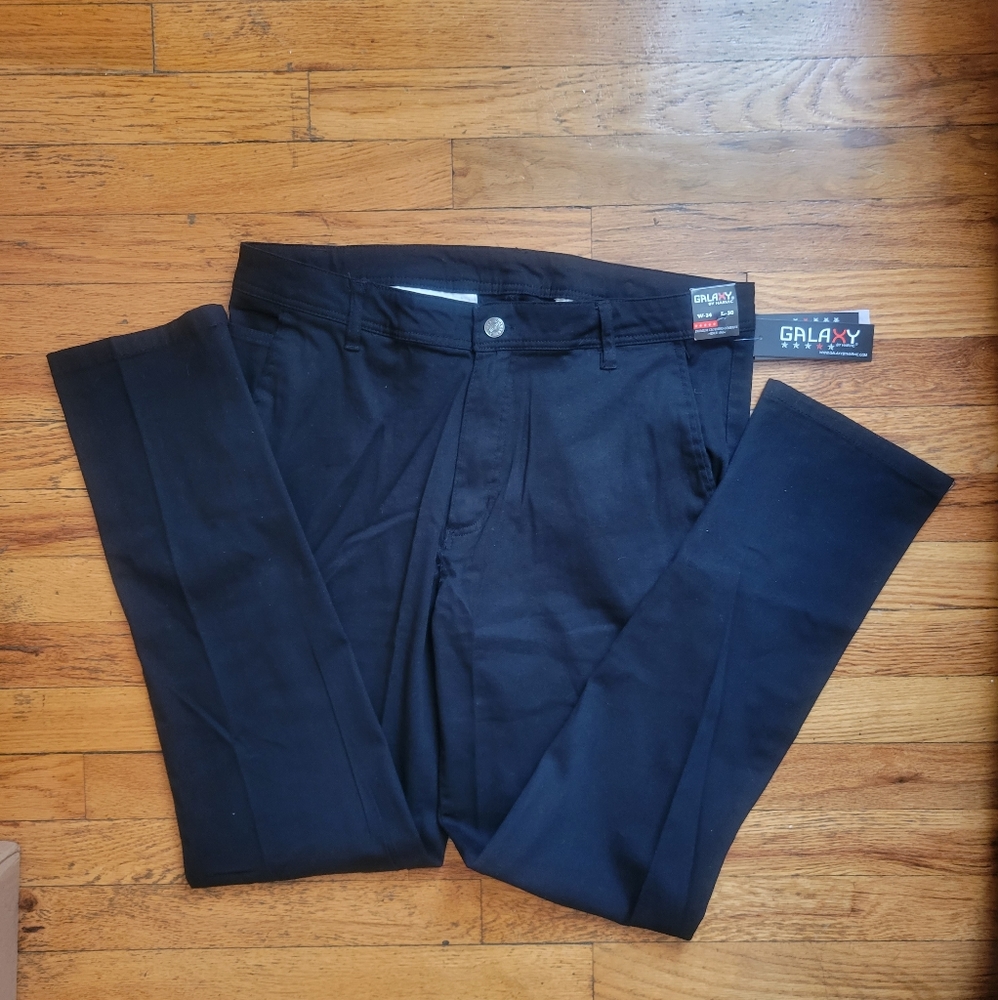 NEW! Black stretch skinny chino pants
